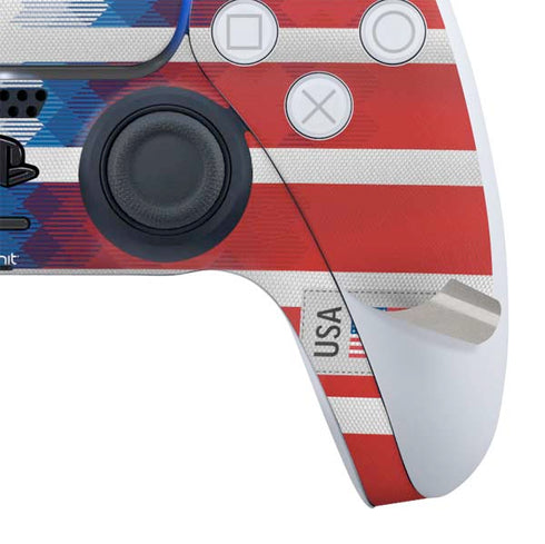 USA Soccer Flag PS5 Controller Skin